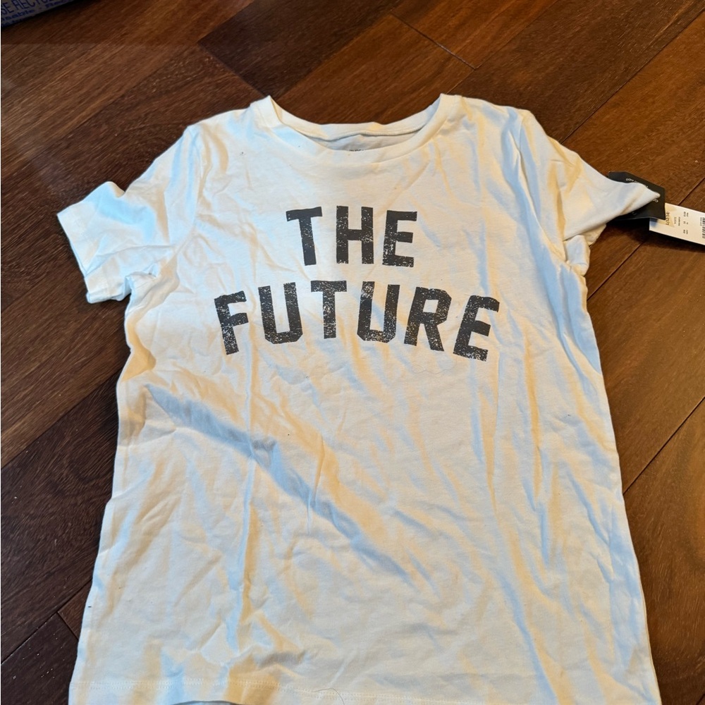 Grayson Threads White Tee with Black 'THE FUTURE' Graphic